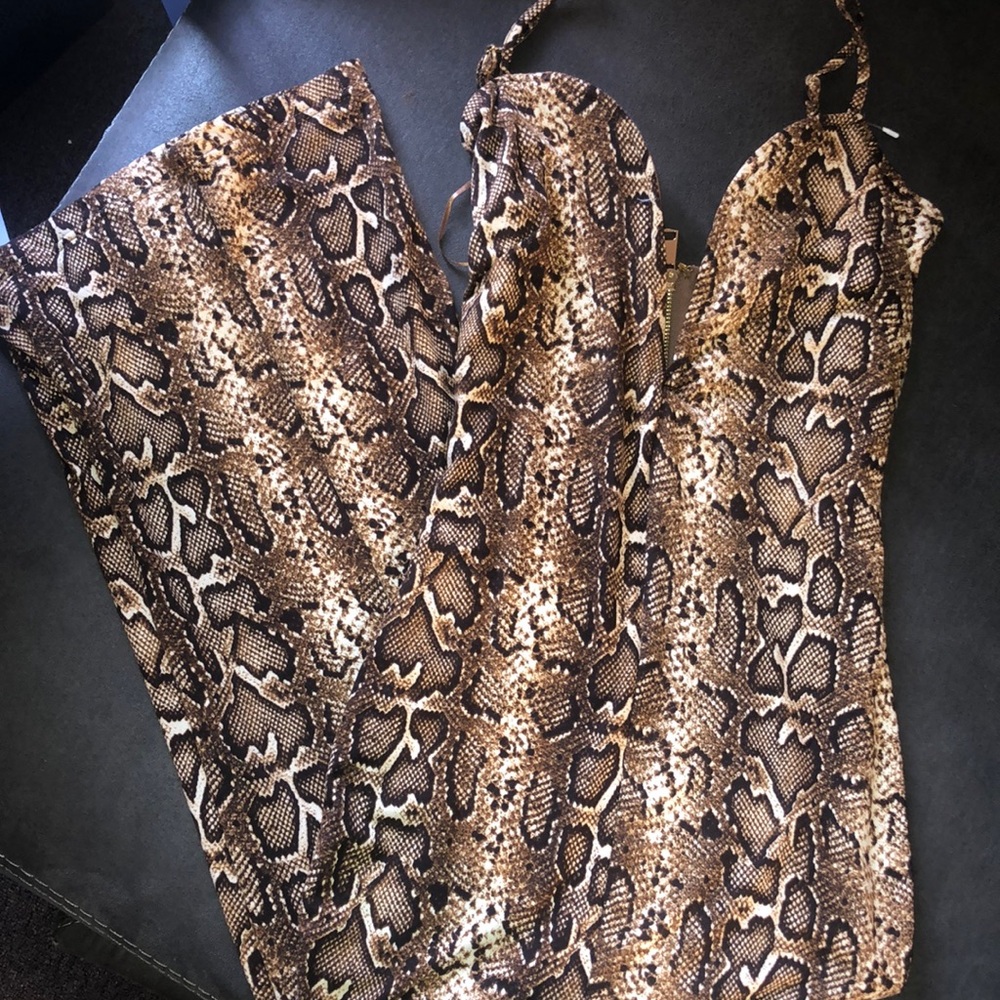 J Lux label Bodycon Cheetah print dress